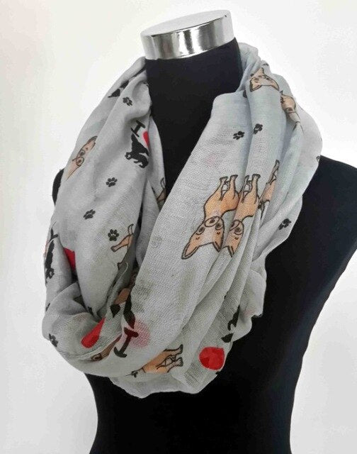 I Love Chihuahua Infinity Scarf