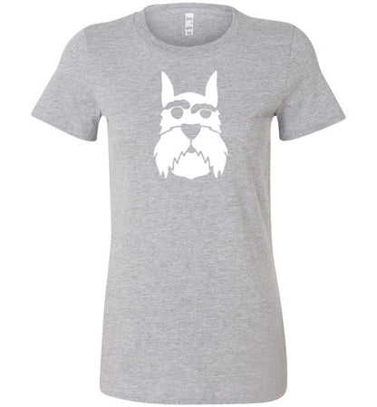 I love Schnauzer Premium Fitted Lady Tee