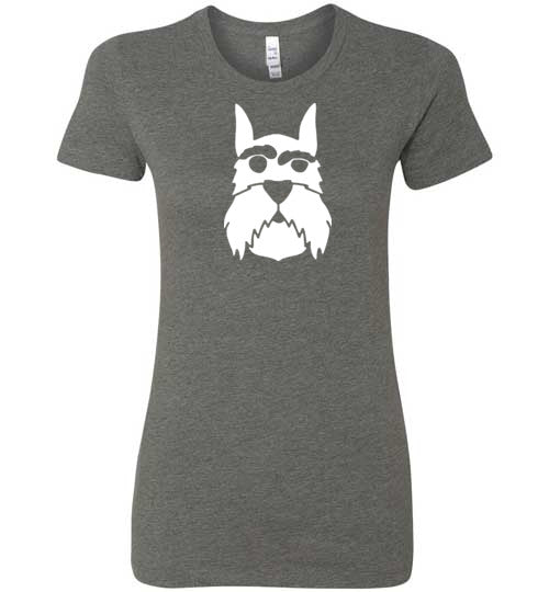 I love Schnauzer Premium Fitted Lady Tee