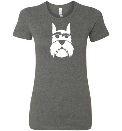 I love Schnauzer Premium Fitted Lady Tee