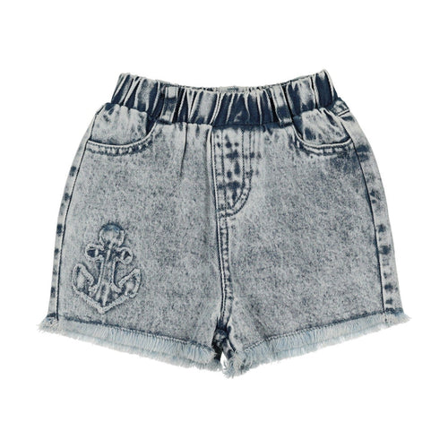 Jean Patch Shorts