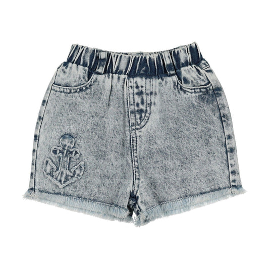 Jean Patch Shorts