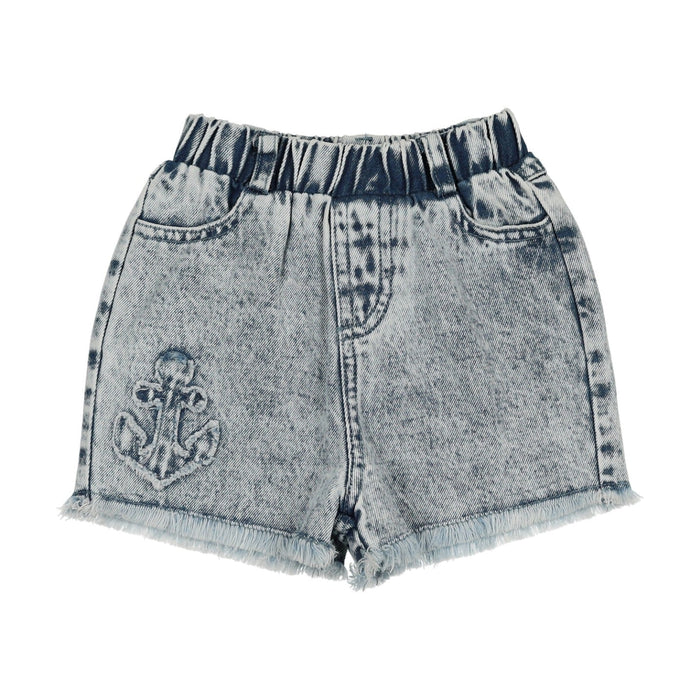 Jean Patch Shorts