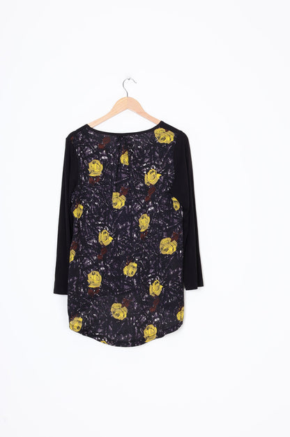JeanJones Womens Black Top Size L