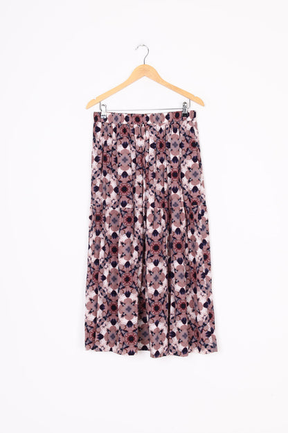 Juliette Hogan Womens Purple Maxi Skirt Size 14