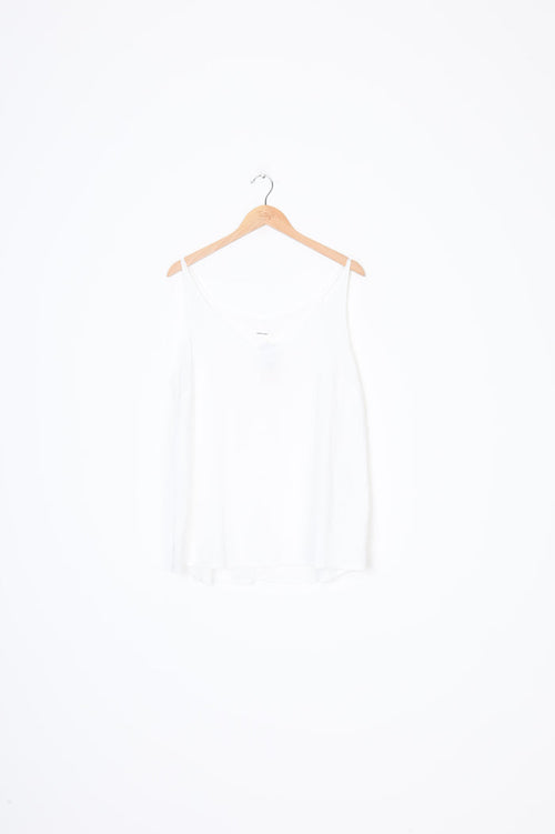Juliette Hogan Womens White Top Size L
