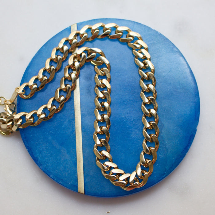 Jumbo Curb Chain Necklace