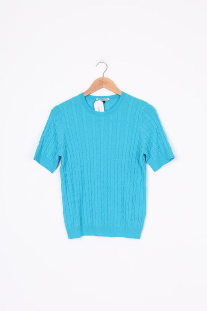 Kate Sylvester Womens Blue Top Size M
