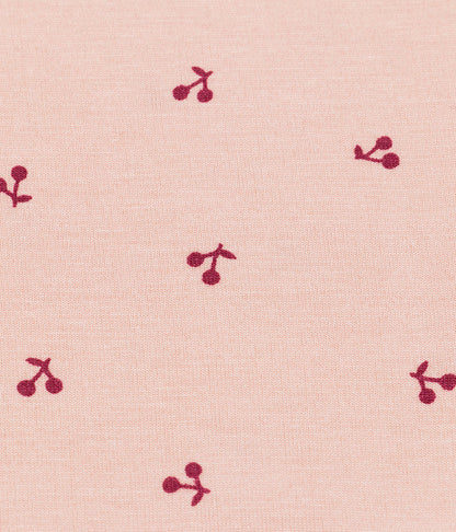 Kids Pyjama Set Long Sleeve Viscose from Bamboo Blush Cherries