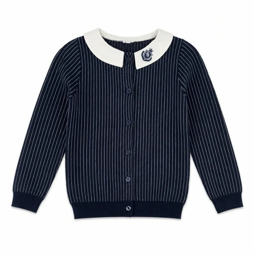 Knit Pinstripe Knit Top - Girls