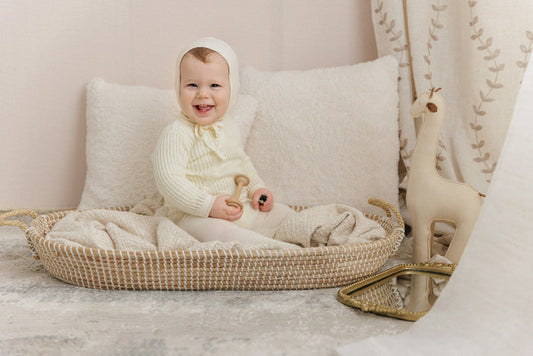 Knit Wrap Footie Set