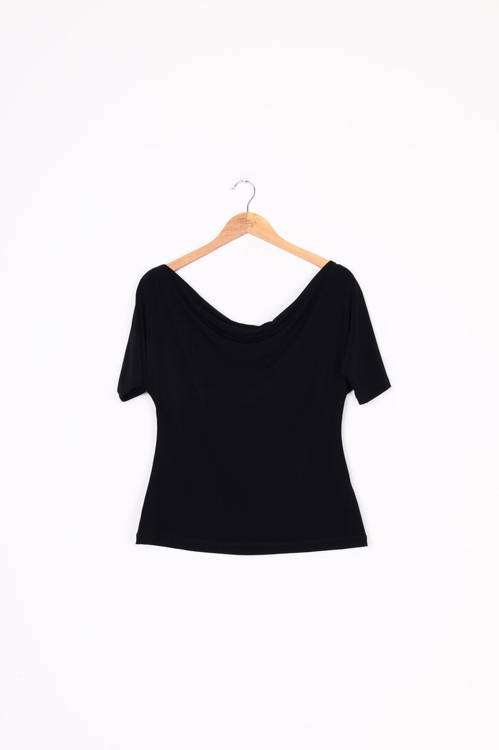 Knuefermann Womens Black Top Size L