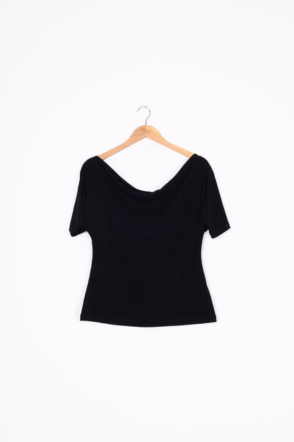 Knuefermann Womens Black Top Size L