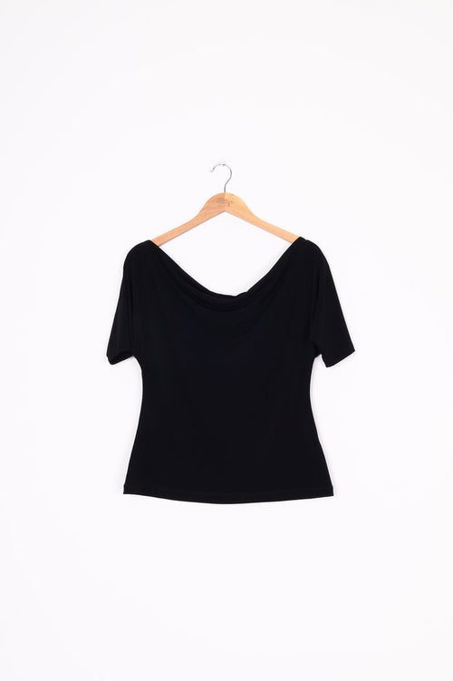 Knuefermann Womens Black Top Size L