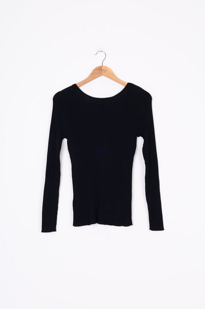 Knuefermann Womens Black Top Size L