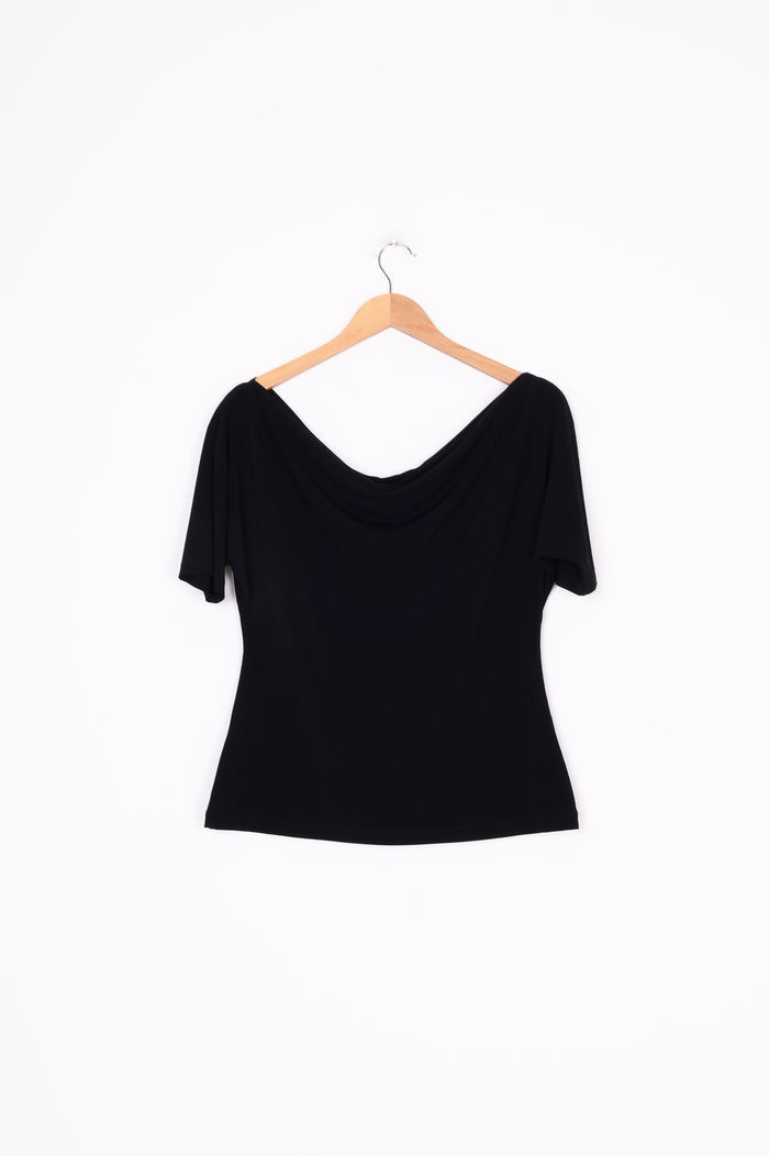 Knuefermann Womens Black Top Size L