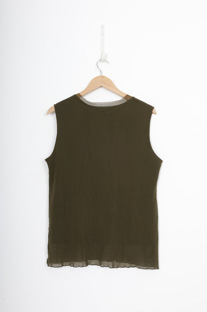Kooky Womens Green Top Size M