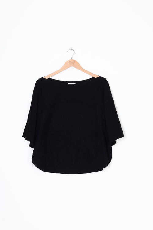 Kowtow Womens Black Top Size M