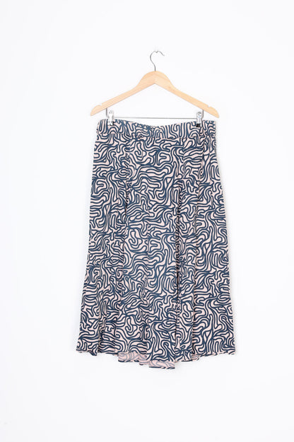 Kowtow Womens Pink Skirt Size L
