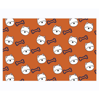 Leather Westie Placemats
