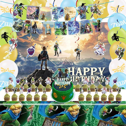 Legend of Zelda Birthday Decorations Party Kit