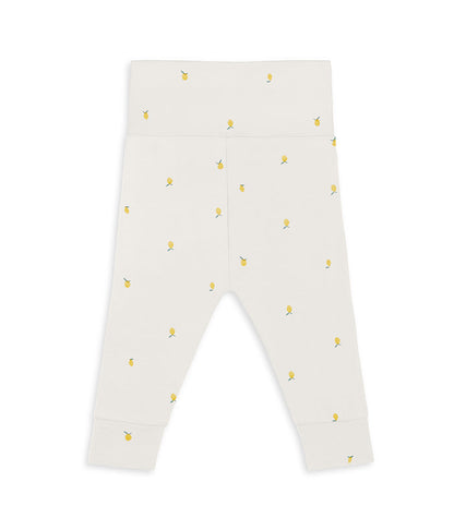 Leggings Viscose from Bamboo Cream Lemons