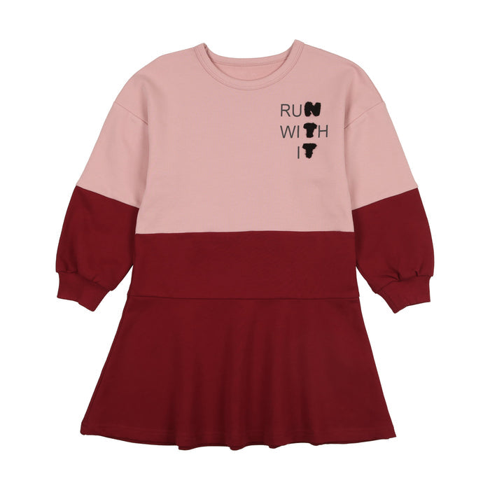 Letter Patch Dress