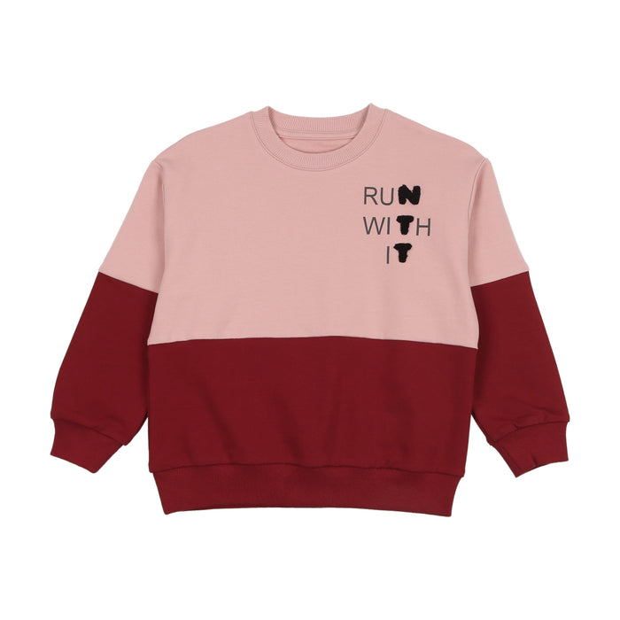 Letter Patch Sweatshirt