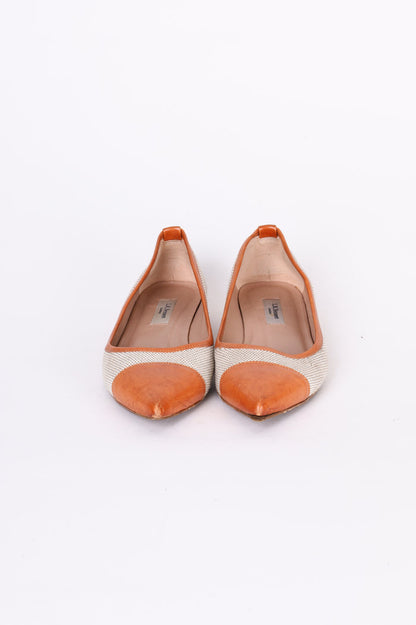 L.K. Bennett Womens Beige Shoes Size EU 35
