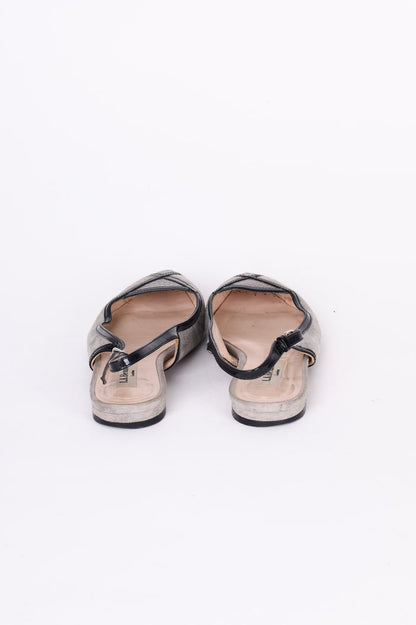 L.K Bennett Womens Grey Shoes Size EU 35