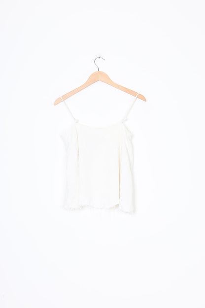 Lonely Hearts Womens White Top Size 10