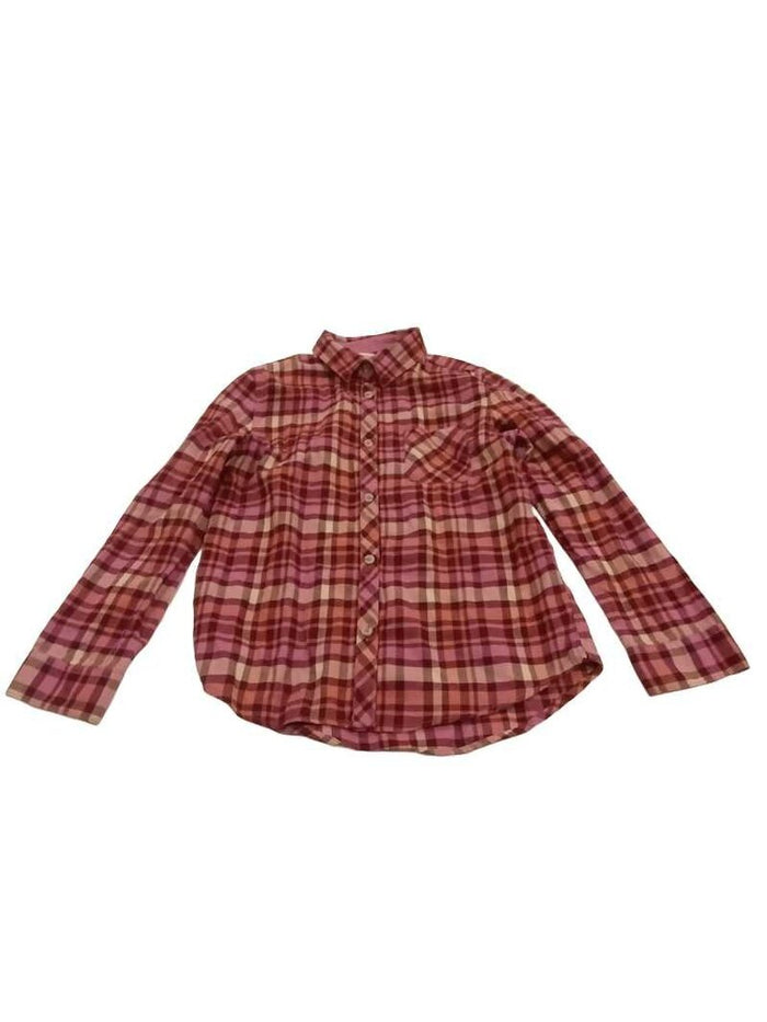 Long Sleeve Button Up - Plaid