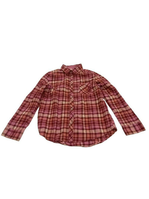 Long Sleeve Button Up - Plaid