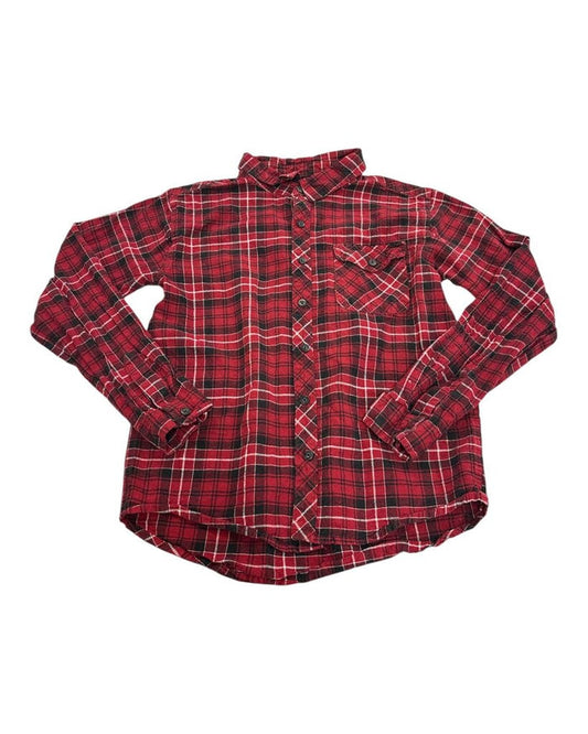 Long Sleeve Button Up - Plaid