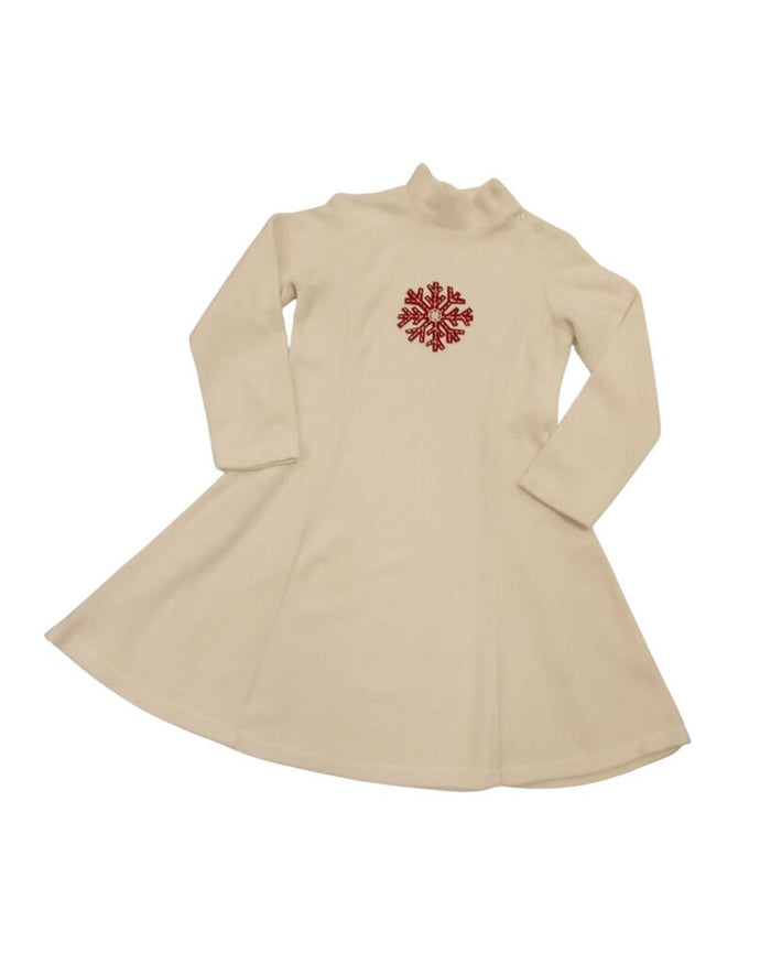 Long Sleeve Dress: Snowflake