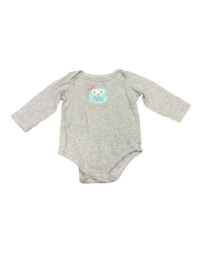 Long Sleeve Onesie - Owl
