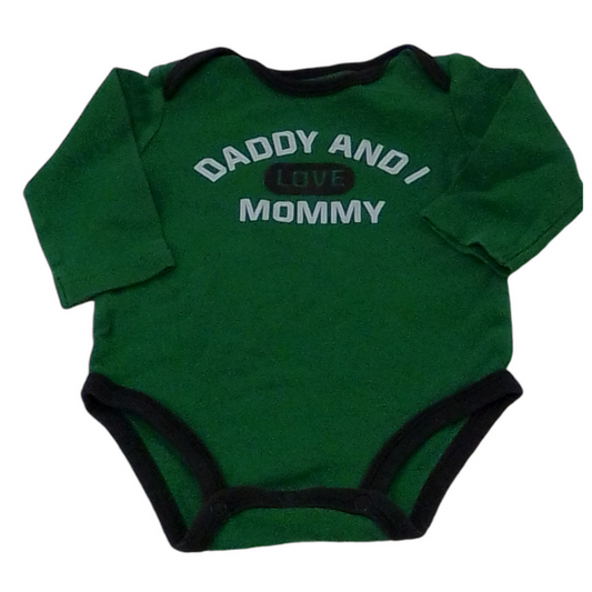 Long Sleeve Onesie: Footb