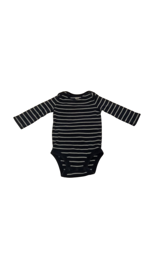 Long Sleeve Onesie: Strip