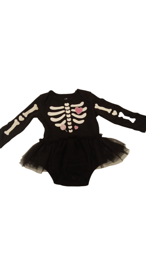 Long Sleeve Onesie:Skelot
