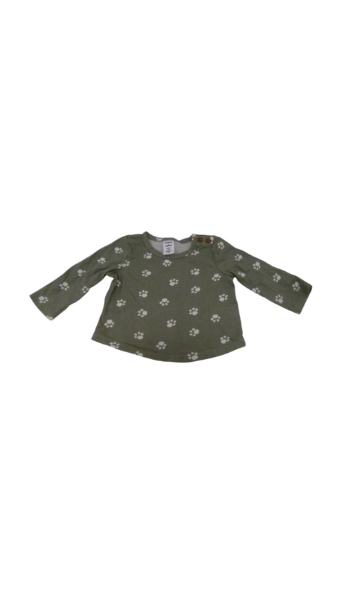 Long Sleeve Shirt:Paws/GR
