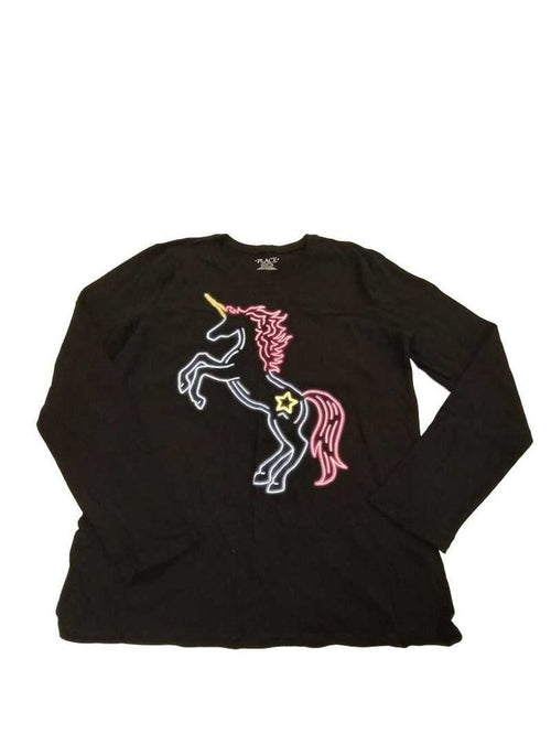 Long Sleeve T-Shirt - Neon Unicorn