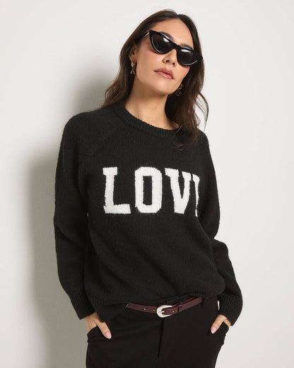 "Love" Graphic Sweater