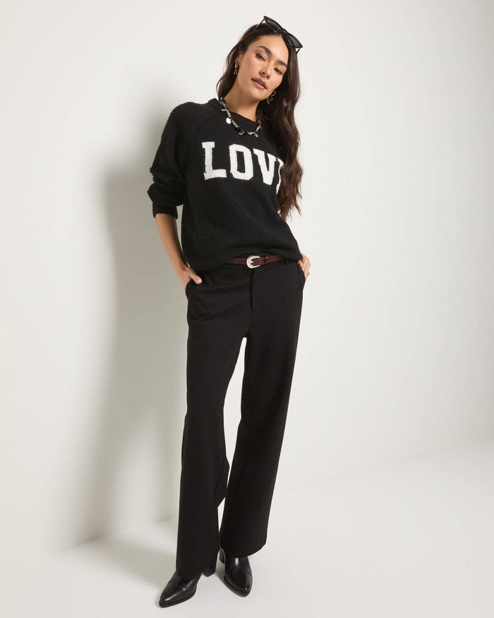 "Love" Graphic Sweater