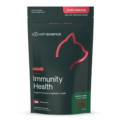 Vetriscience Lysine Immunity Health chews 90-count pouch