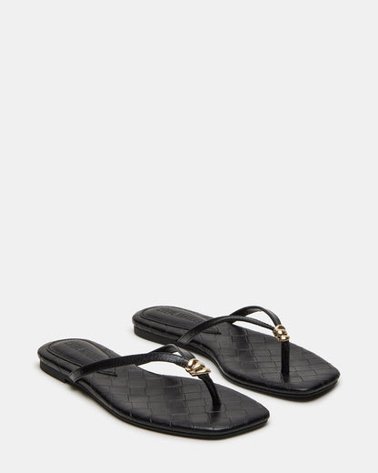 MALIYAH BLACK LEATHER