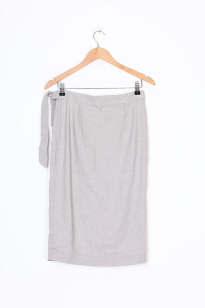 Max Womens Grey Skirt Size 6