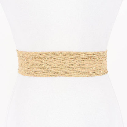 Metal Buckle Elastic Belt: KH