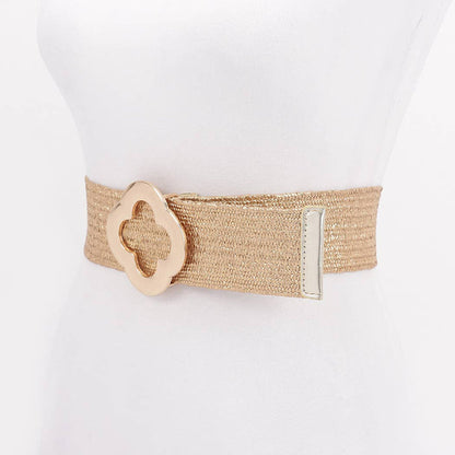 Metal Buckle Metallic Belt: GD