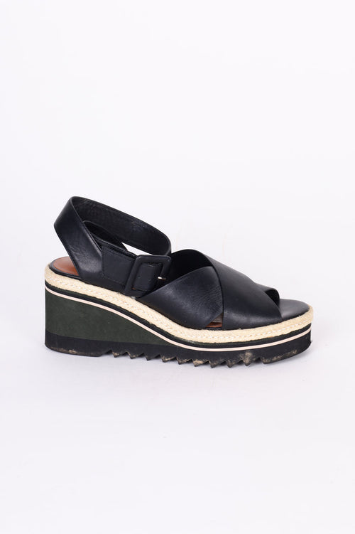 Mi Piaci Womens Black Shoes Size EU 39