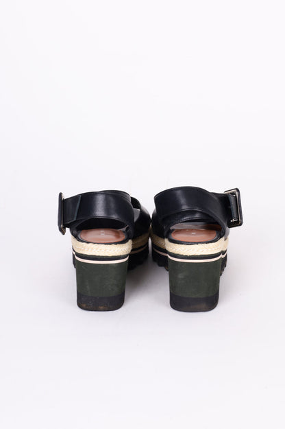 Mi Piaci Womens Black Shoes Size EU 39